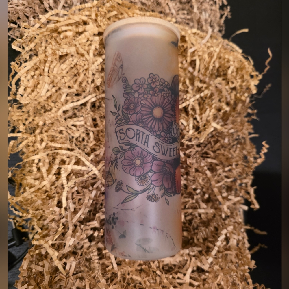 Sorta Sweet Sorts Spooky Glass 25oz Tumbler